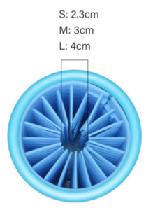 pawsleek pawcleaner sizing